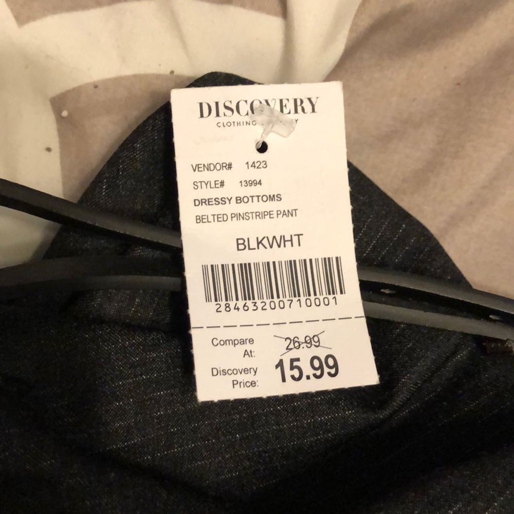 High waisted stretchy business skinny pants size L - Picture 6 of 6